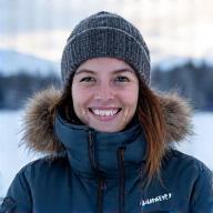 Portrett av Ingrid Solberg, vinter- og nordlysguide