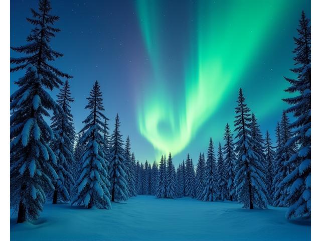 Vintersesongen - Nordlys og skiturer